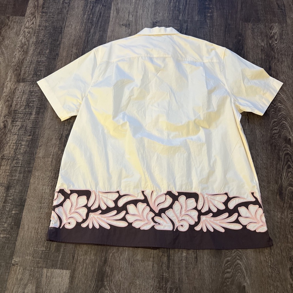 NWT Murano~XXL~Crocodile World Collection Cotton Short Sleeve Embroidered Shirt - Picture 11 of 13